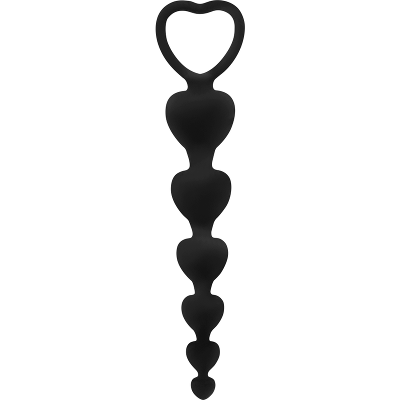 Anal Heart Beads 18 cm - Ohmama Anal Heart Beads