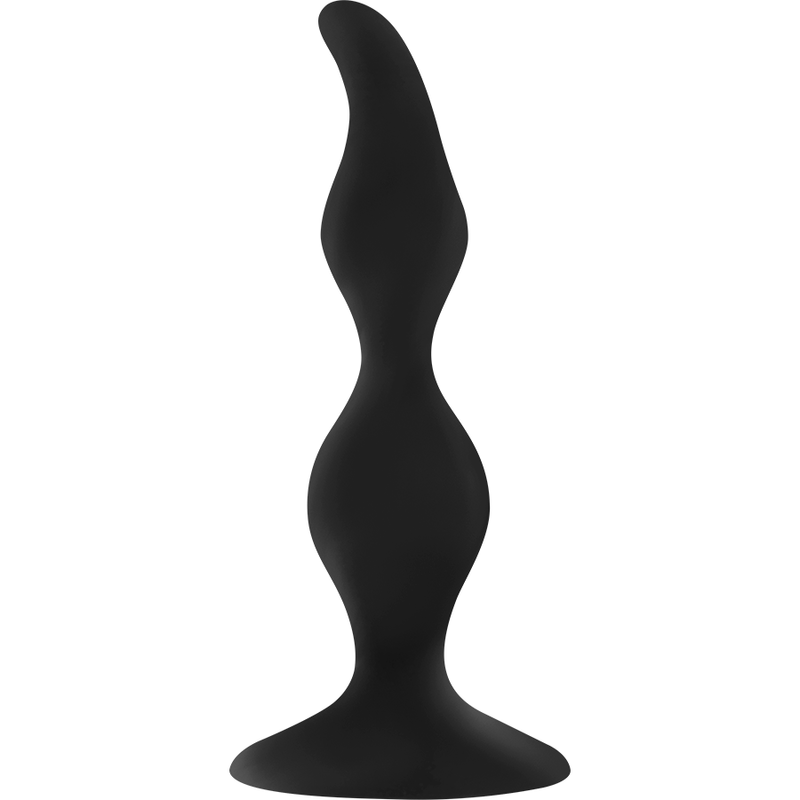 Πρωκτικό Παιχνίδι με Βεντούζα 12εκ - Ohmama Suction Cup Silicone Curved