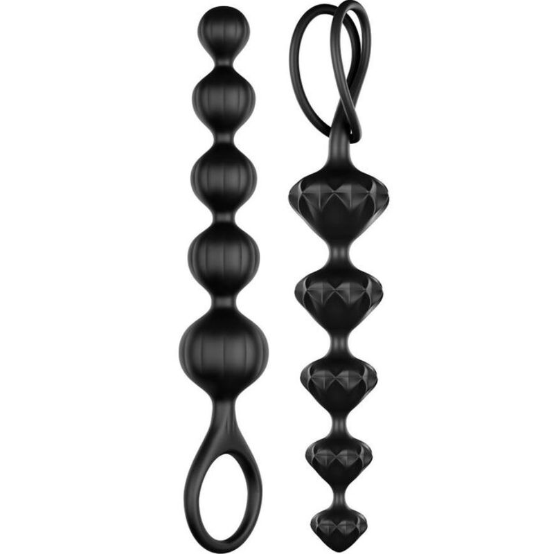 SATISFYER LOVE BEADS - BLACK