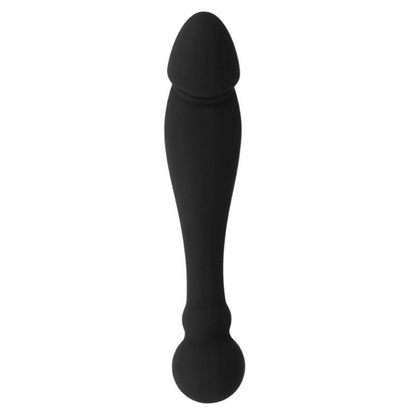 BLACK&amp;SILVER - KARL G-POINT STIMULATING DILDO 18 CM