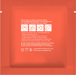 Natural Condoms 6pcs - CONFORTEX Natural Condom