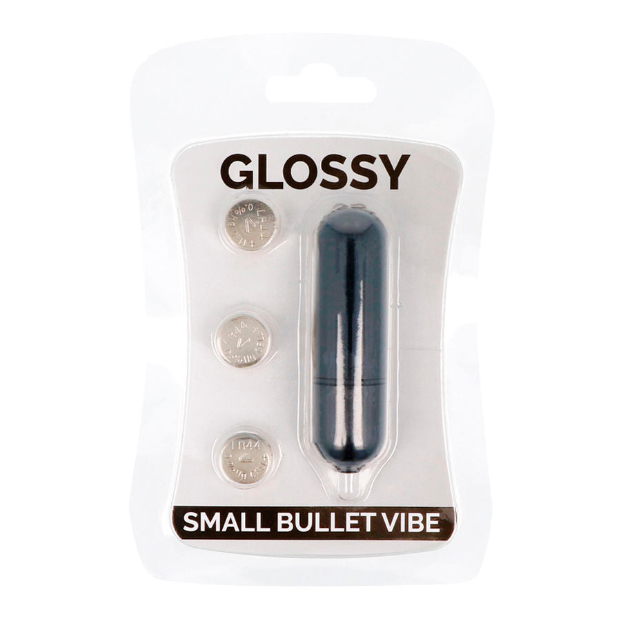 Σφαιρικός Δονητής Τσέπης Μαύρο - Glossy Small Bullet Vibe