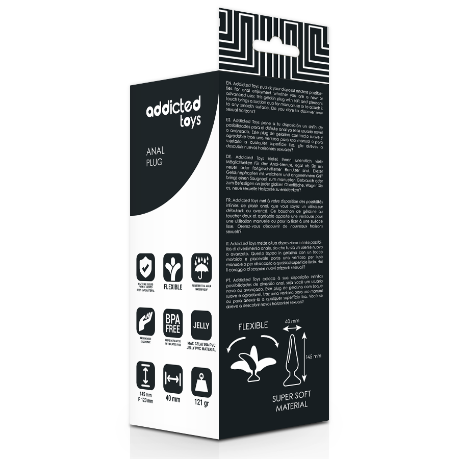 Πρωκτική Σφήνα 14.5 εκ - Addicted Toys Anal Plug