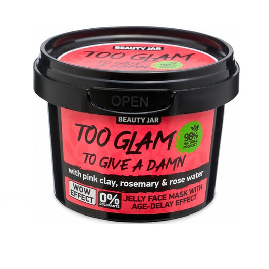 Beauty Jar "TOO GLAM TO GIVE A DAMN" Gel μάσκα αντιγήρανσης, 120gr